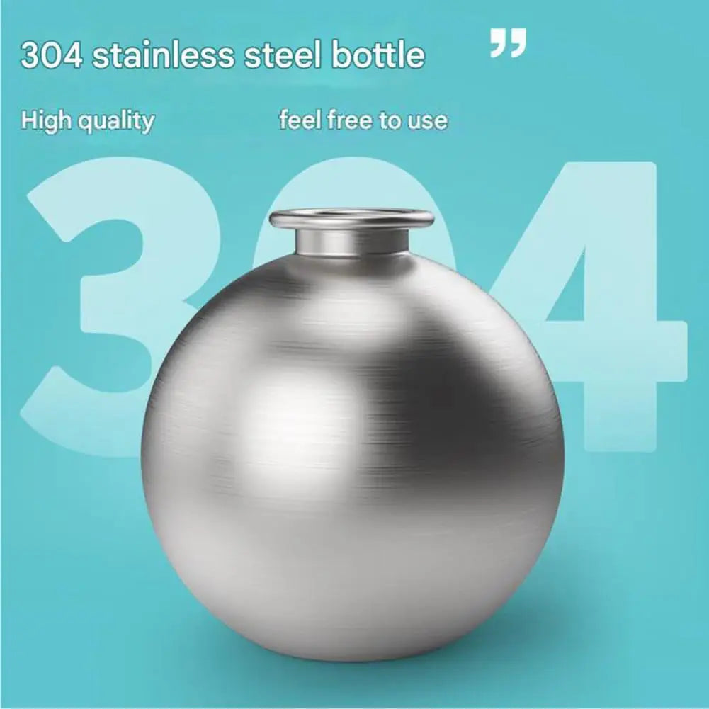 Travel Dog Water Container Portable Dog Water Bottle with Foldable Silicone Bowl Leak-Proof Stainless Steel Pet for Travel