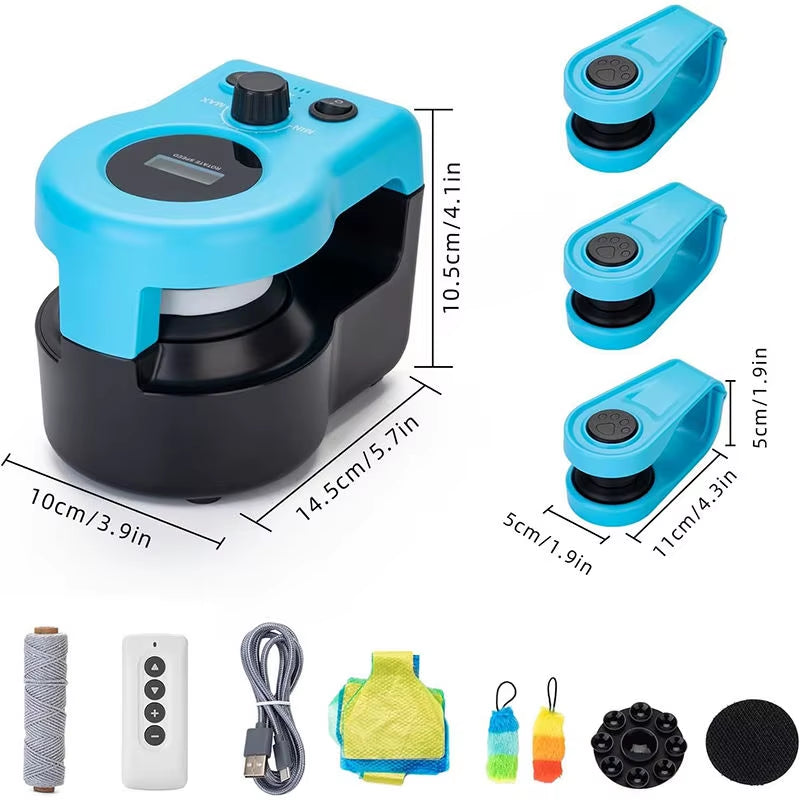 Interactive Smart Cat Toy | Automatic Teaser Machine with Remote Control Multi-Attachment Laser & Feather Teaser for Indoor Pets